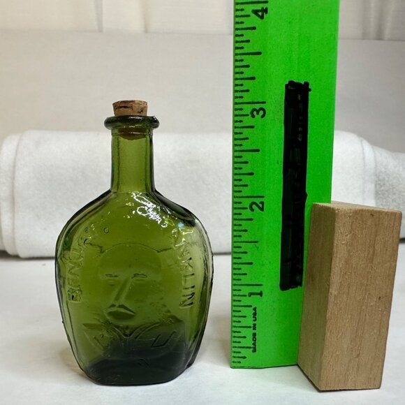 Antique Vtg Glass Apothecary Jaundice Bitters Bottles 1852 w/ Stoppers & Box - Picture 5 of 16